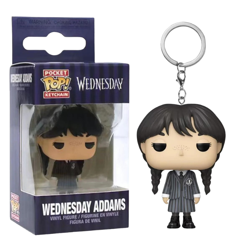 Wednesday Addams Keychain Funkify