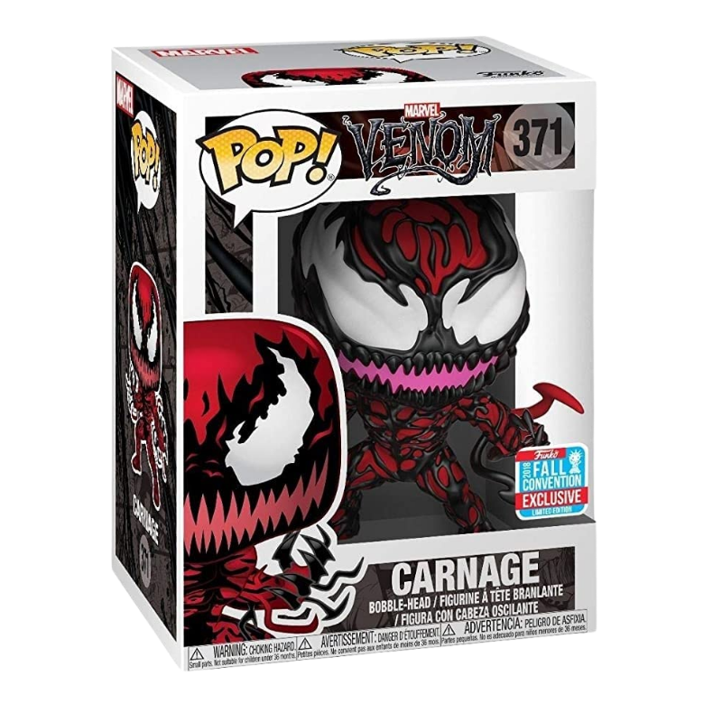 NEW Funko Pop VENOM CARNAGE #371 #367 Fall Convention Exclusive Vinyl Figures Model Toys for Children Gift Funkify